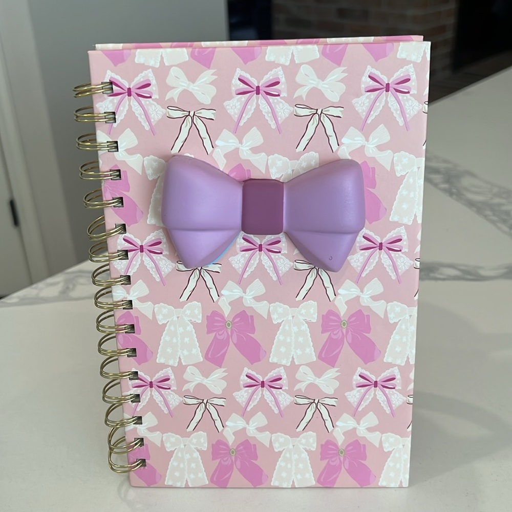 🎀Cute.🎀 BOW NOTEBOOK🎀 - Picture 14 of 16